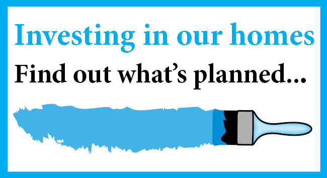 Investing in our homes button